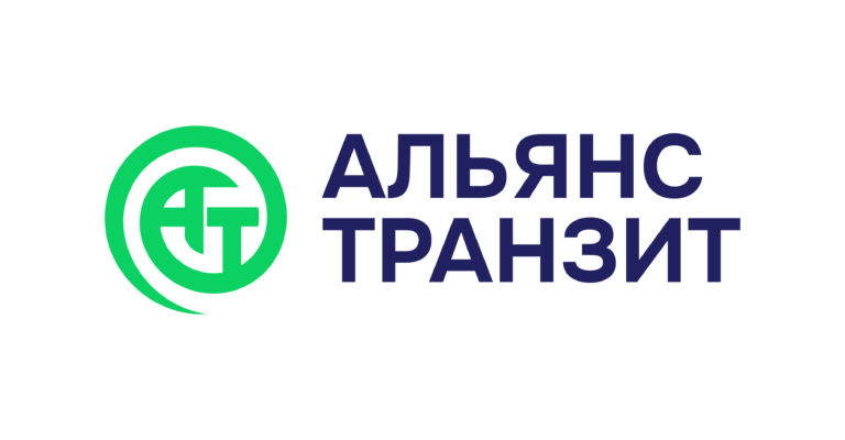 Логотип Альянс-Транзит (светлый фон)